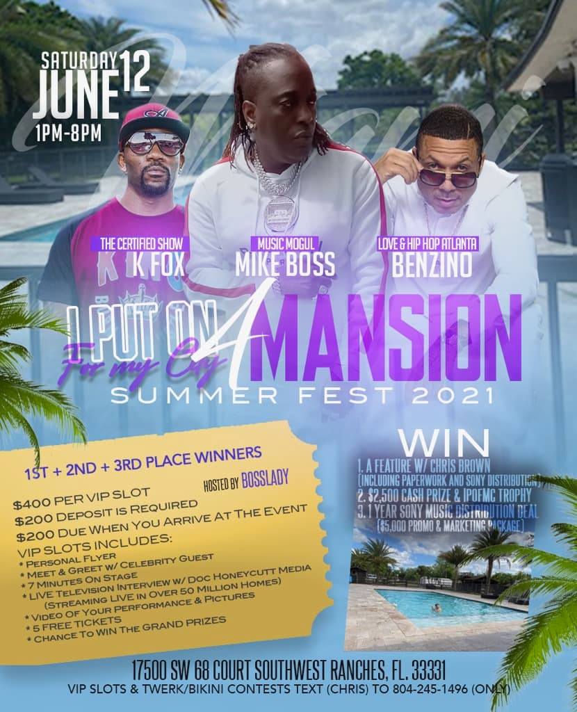 Flyer for "I Put On For My City" 4.