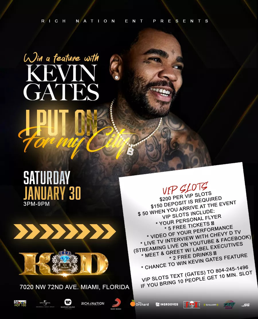 Flyer for "I Put On For My City" 1.