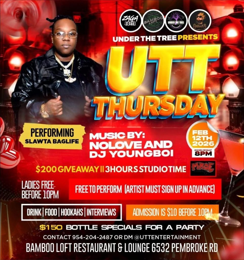 Slawta BagLife performance flyer for February 12th.